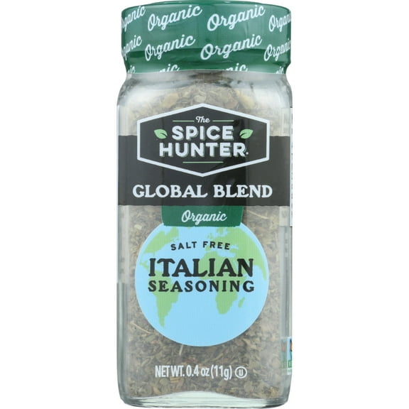 SPICE HUNTER - Organic Global Blend Salt Free Italian Seasoning 0.4OZ ( Pack of 6)