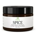thumbnail image 1 of SPICE Remineralizing Tooth Powder | Teeth Whitening Natural Toothpaste Fluoride Free for Adults, Kids, Sensitive Teeth & Gums | Organic Xylitol, Baking Soda, Clay, Cinnamon, Clove, 1 of 9