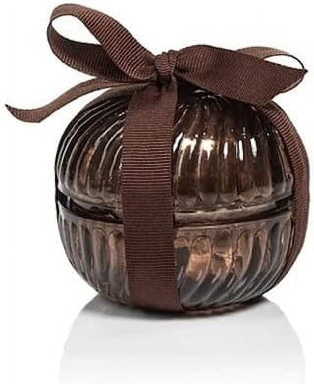 SPICED BOURBON OLD FASHIONED Zodax Fluted Round Bronze 1.5 oz Scented Jar  Candle 