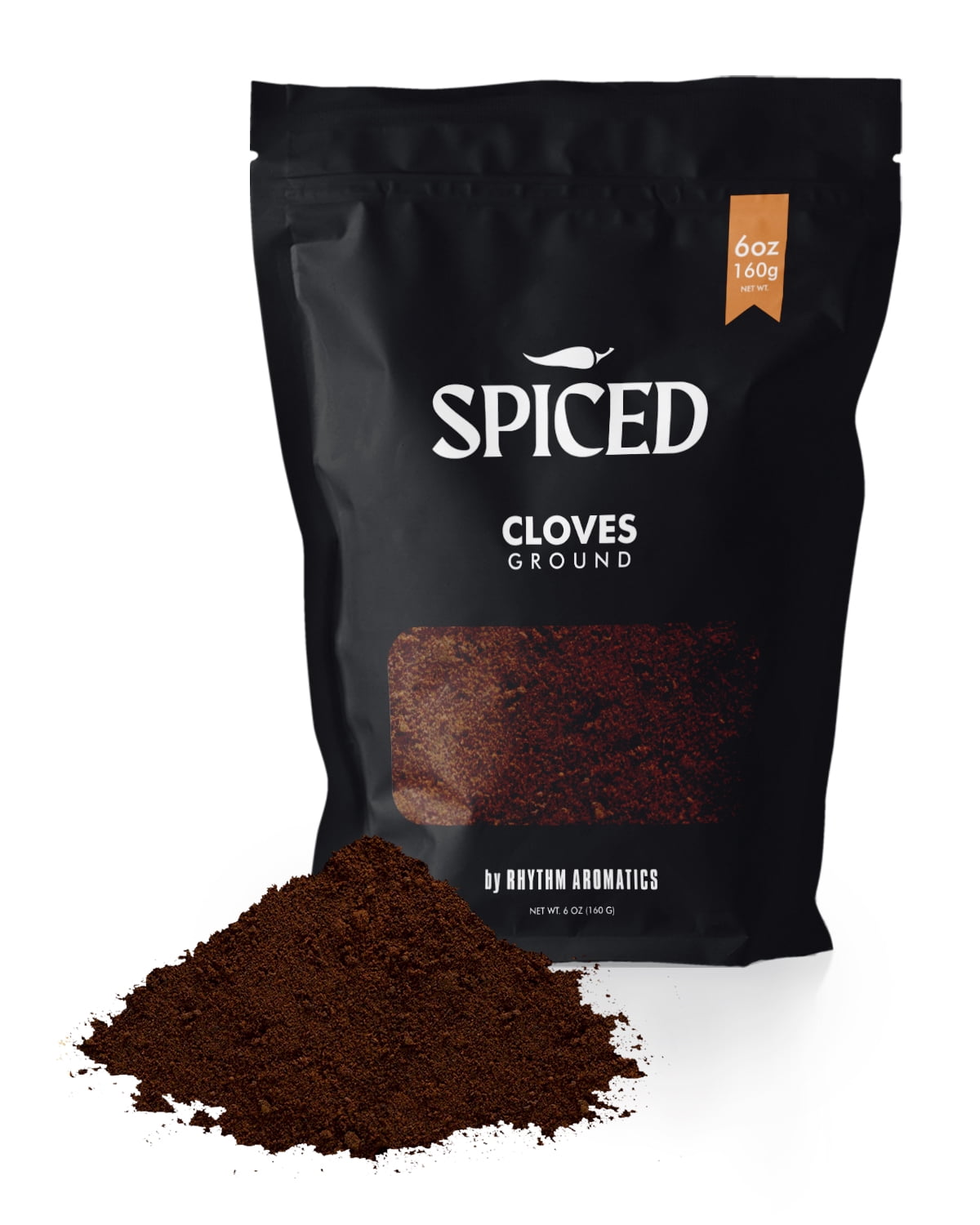 SPICED Ground Cloves, 6 Oz of Ground Cloves in Closable Bag for Cooking, Great for Flavoring Meat, Sauces, Spice Blends and Baked Goods