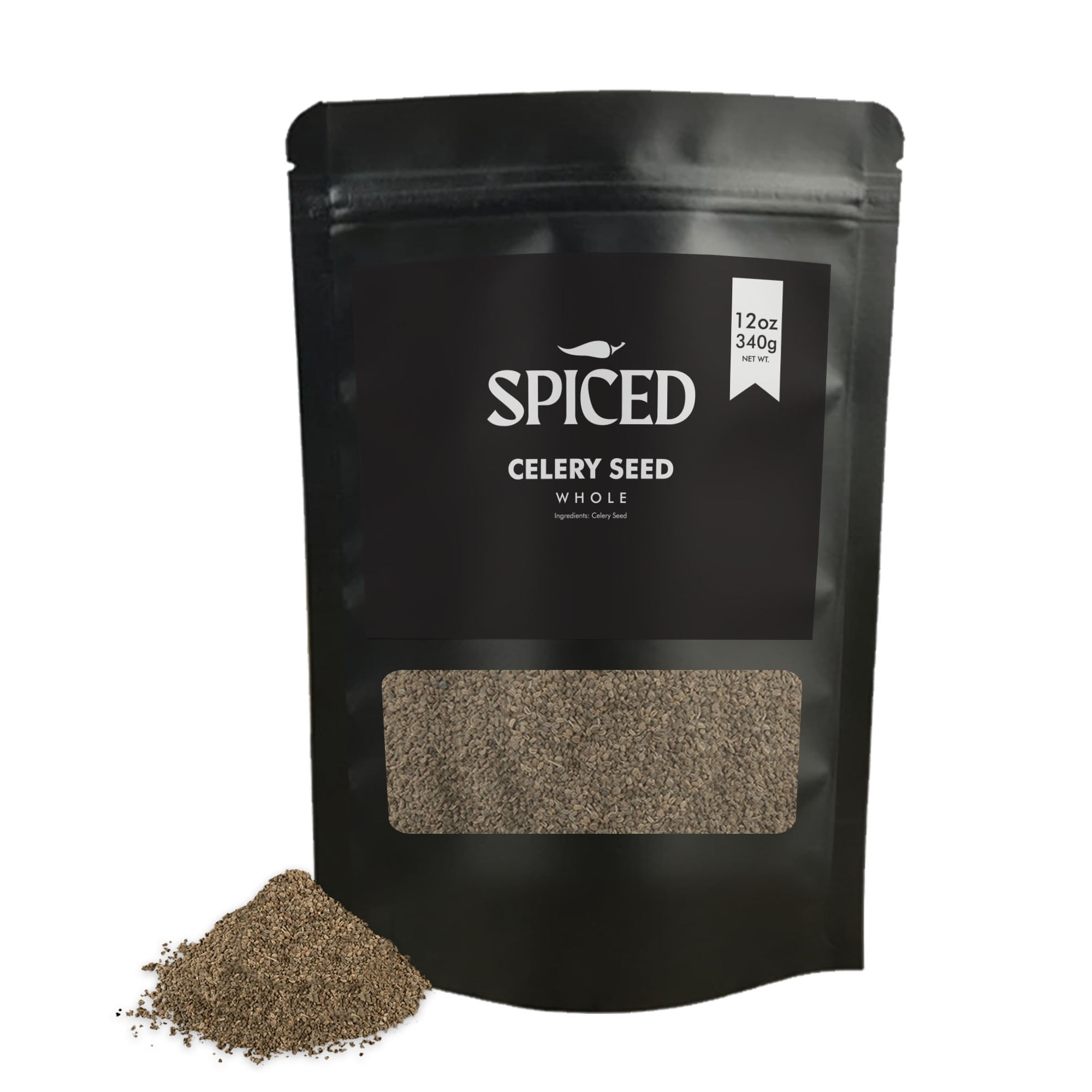 Spicely Organics Celery Seeds - USDA Organic, 1.4 oz (Pack of 3)