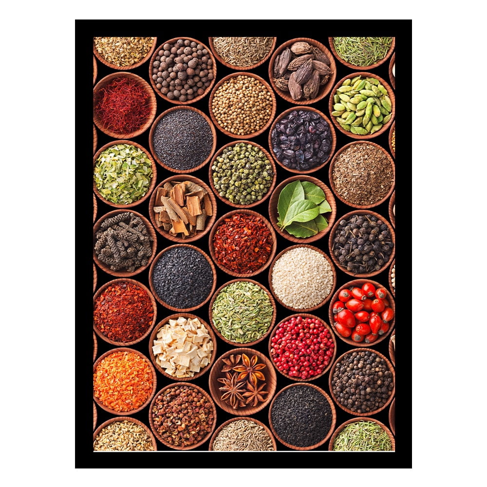 SPICES FROM AFAR Framed Print