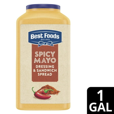 Hellmann's Spicy Mayonnaise, Sandwich Spread and Condiment, 1 Gallon, 128 oz