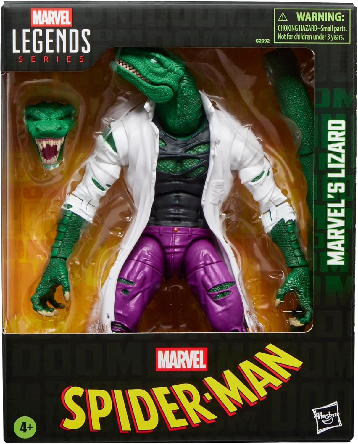 SPIDER-MAN Marvel Legends Series Lizard, Comics Collectible 6-Inch Scale Action Figure Exclusive