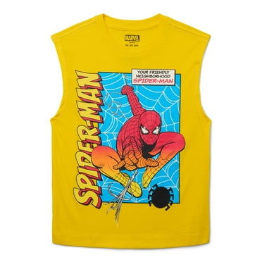 Spider-Man Boys Graphic Print Tank Top, Sizes XS-XXL