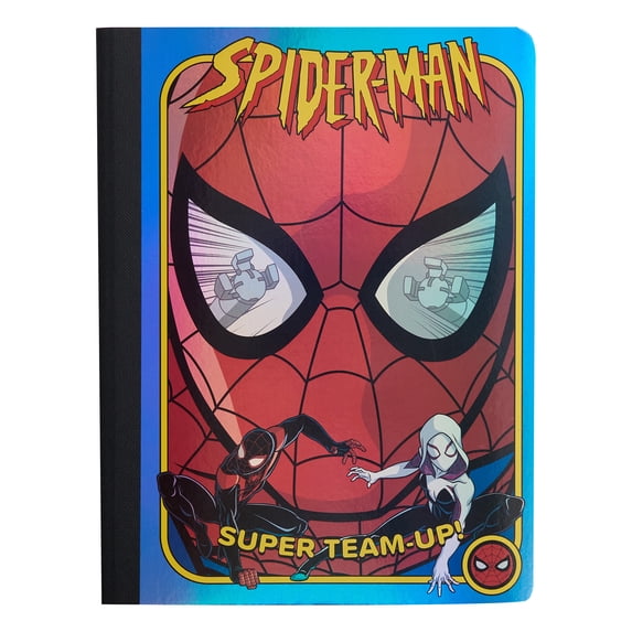 Spider-Man Composition Notebook, Wide Ruled, 7.5" x 9.75", 80 Sheets for Students