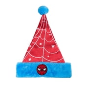 Spiderman Santa Hat, 16 inches Tall, Unisex, Red and Blue, by Ruz