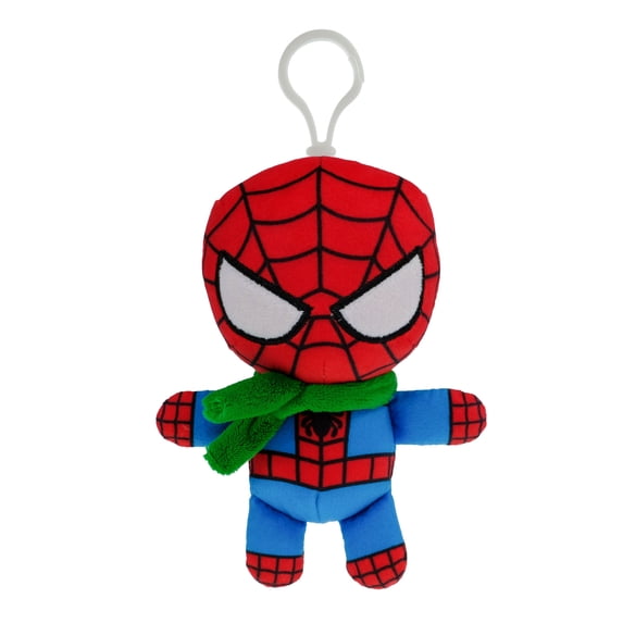 Marvel Spider‑Man Plush Character Clip with Scarf