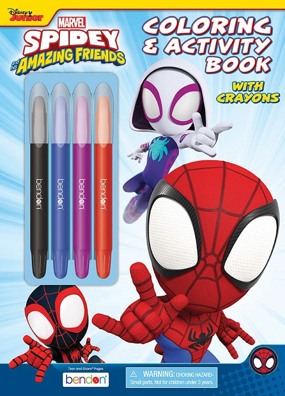 SPIDEY & FRIENDS COLORING WITH TWIST UP CRAYONS