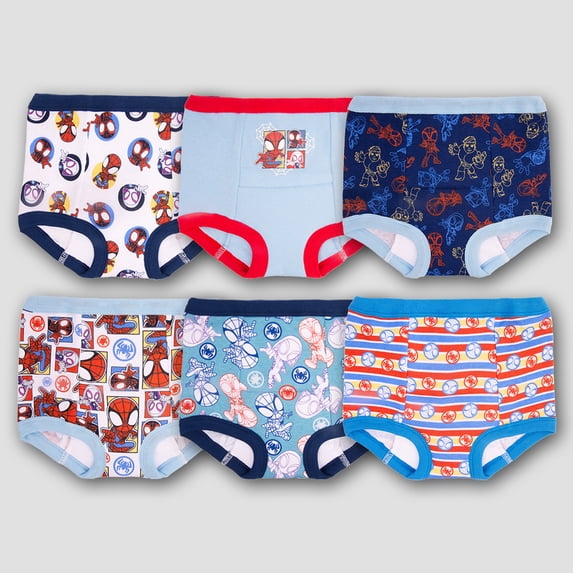 Character Toddler Boy Training Pants, 6 - Pack, Sizes 2T-3T