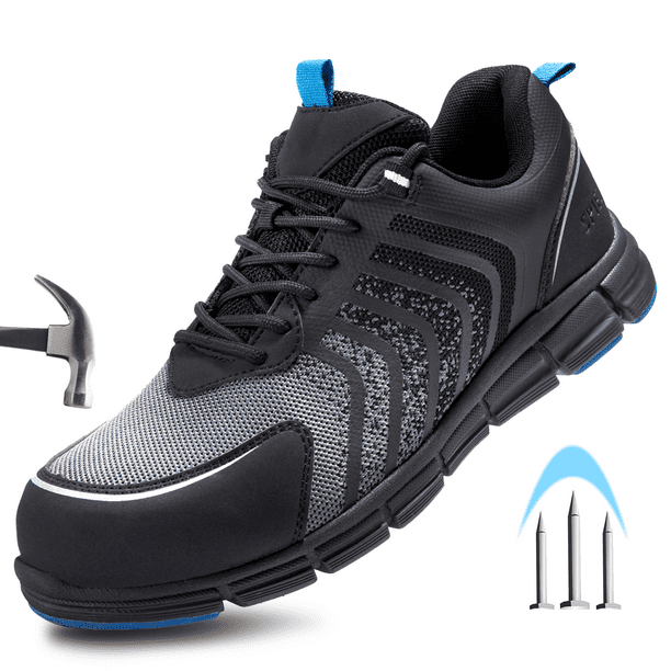 SPIEZ Composite Toe Shoes for Men Ultra Lightweight Comfortable Safety Shoe Puncture Proof Slip Resistant Men s Work Shoes