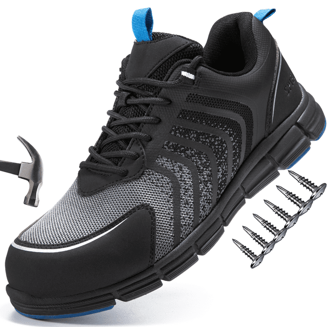 SPIEZ Composite Toe Shoes for Men Ultra Lightweight Comfortable Safety