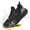 thumbnail image 1 of SPIEZ Non Slip Work Shoes for Men, Slip Resistant Kitchen & Restaurant Shoes, Lightweight Slip-On Service Shoes for Standing All Day, Oil-Resistant Occupational Work Sneakers, Black Size 11.5, 1 of 9