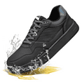 thumbnail image 1 of SPIEZ Slip Resistant Work Shoes for Men Women, Waterpfoof Oil Resistant Non-Slip Sneakers for Chef, Food Service, Restaurant, and Nursing - Black Size 12.5 Women/11 Men, 1 of 7
