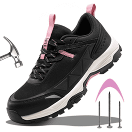 Womens Steel Toe Shoes Lightweight Safety Work Shoes Indestructible Non Slip Composite Toe Shoes Walmart