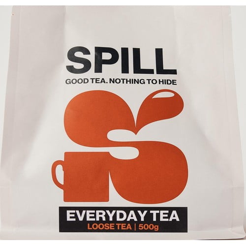 SPILL Everyday Loose Tea 500g, British Import (Pack of 2)
