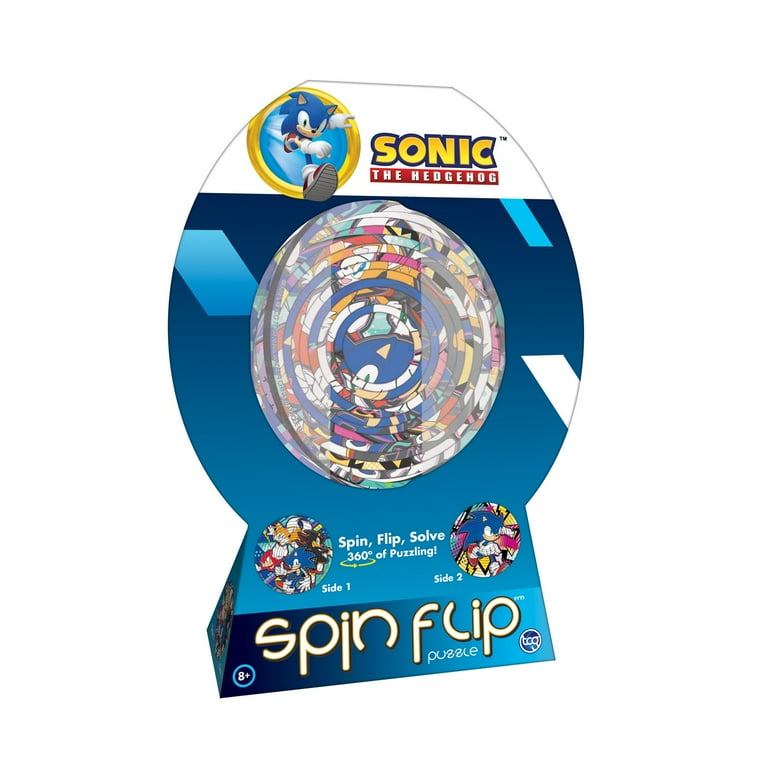 TCG Toys Spin Flip Puzzle Sonic the Hedgehog 360-Degree
