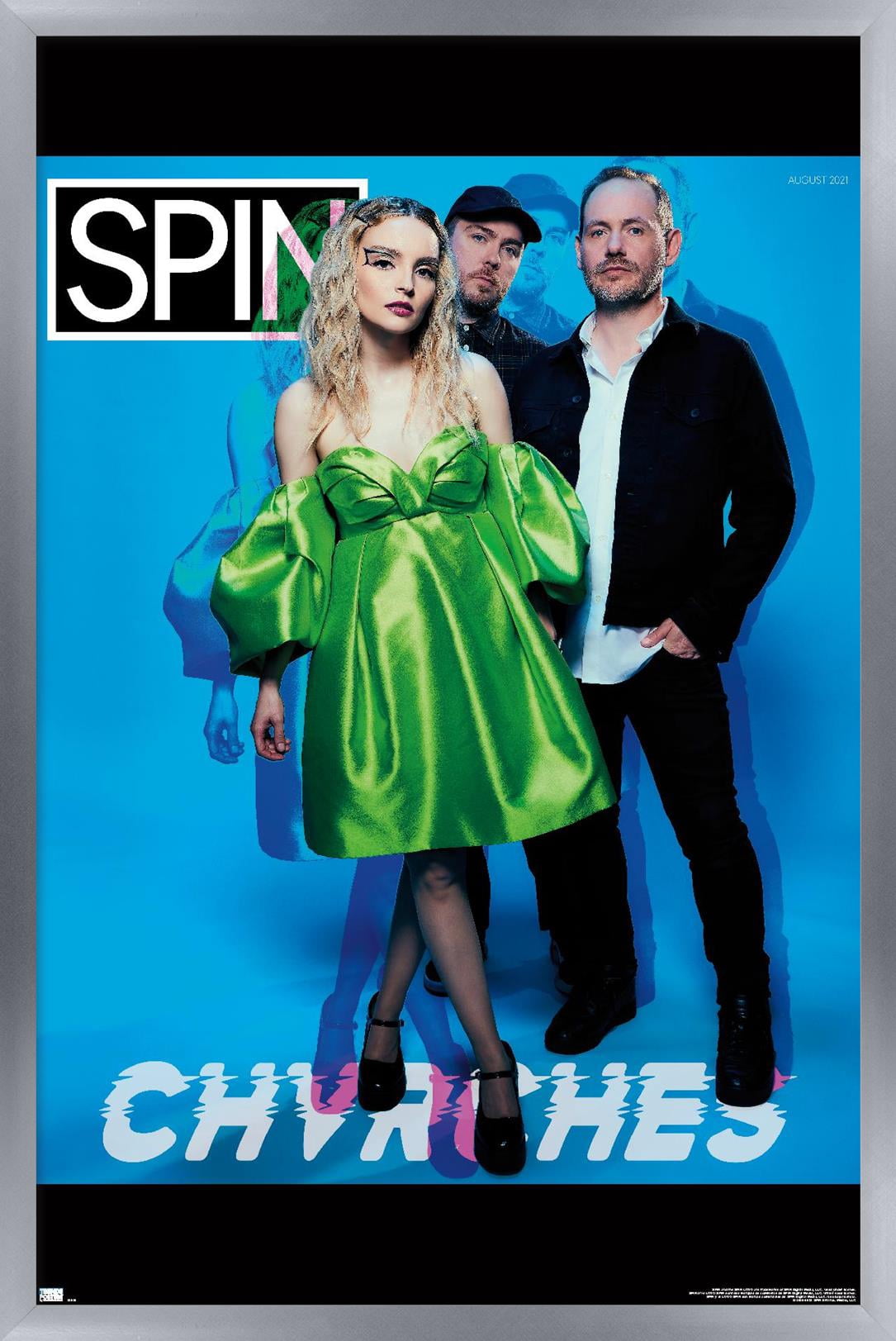 SPIN Magazine - CHVRCHES 21 Wall Poster, 22.375" x 34" Framed