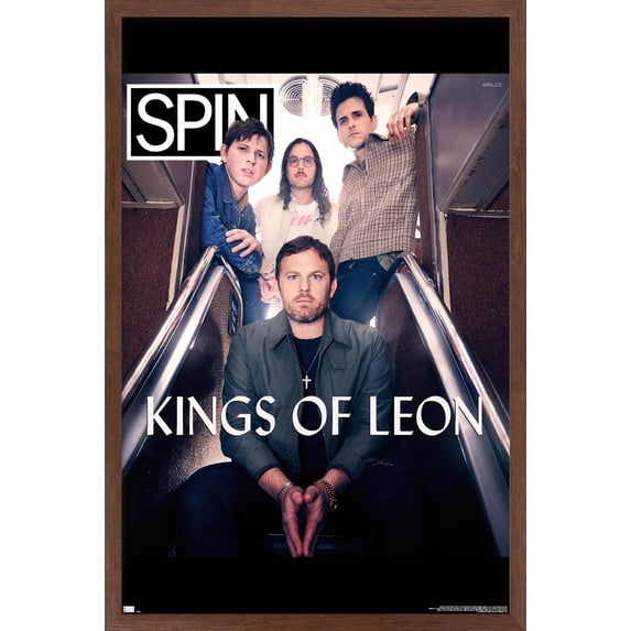 SPIN Magazine - Kings of Leon 21 Wall Poster, 22.375" x 34" Framed