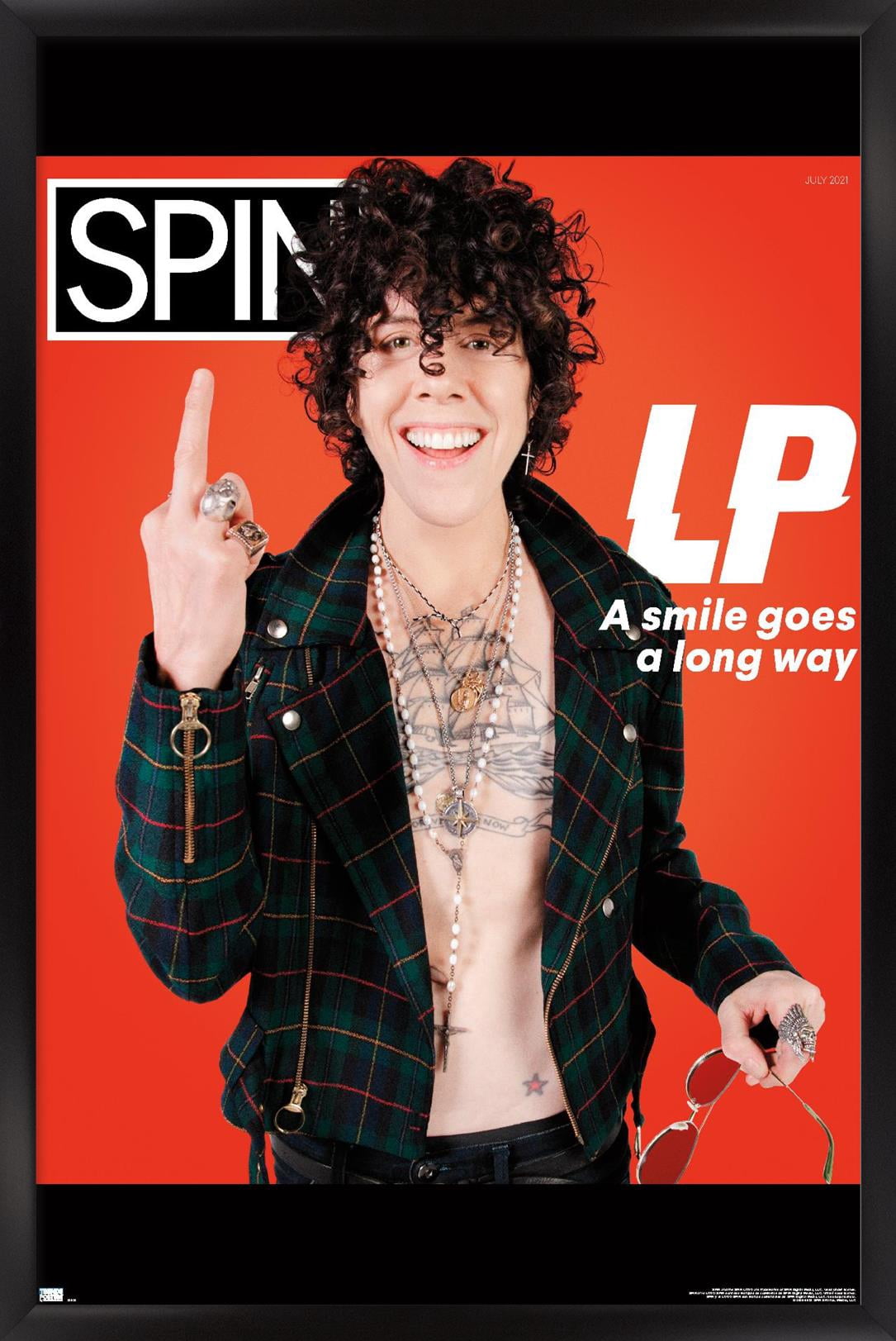 SPIN Magazine - LP 21 Wall Poster, 22.375" x 34" Framed