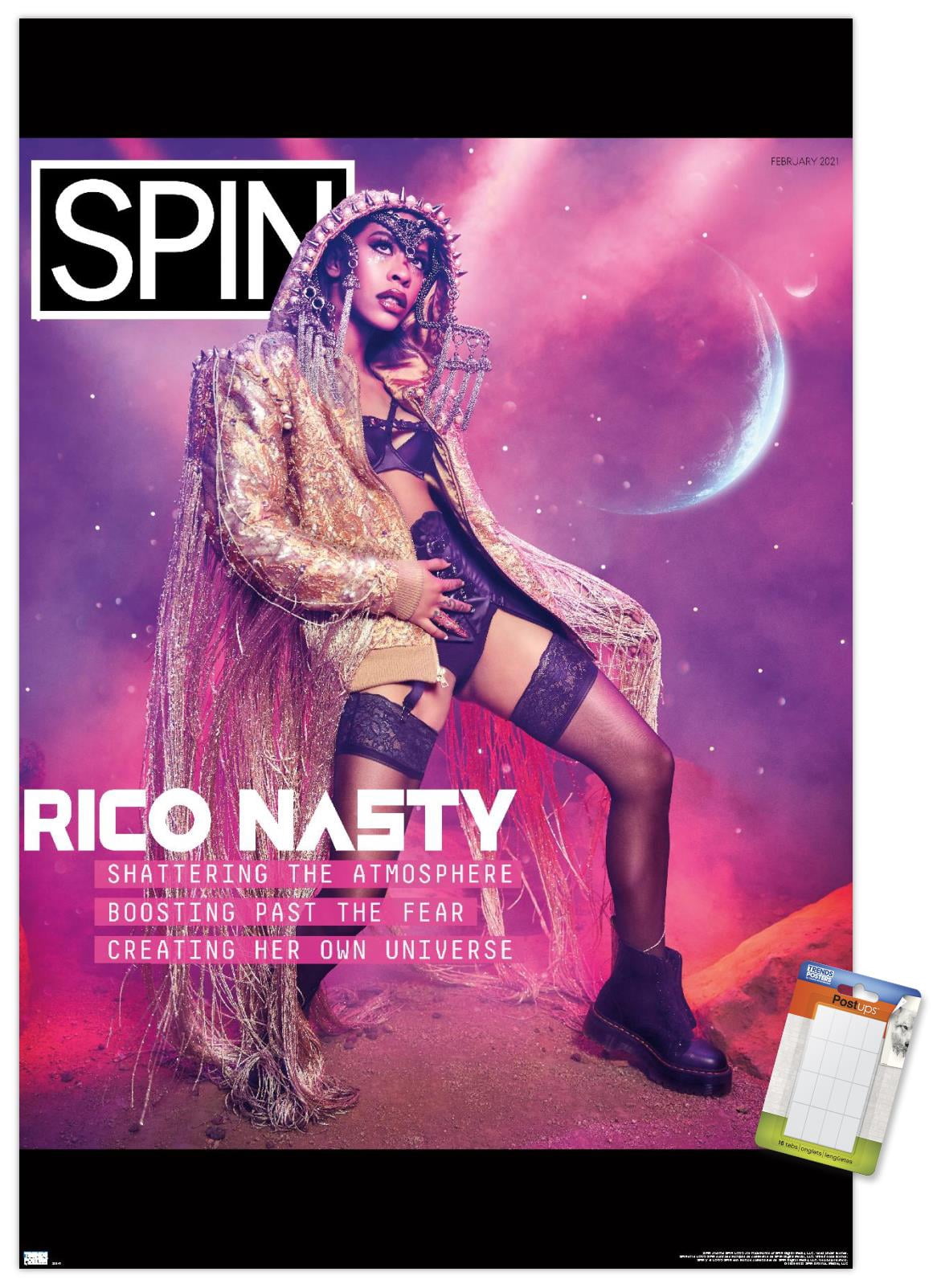 SPIN Magazine - Rico Nasty 21 Wall Poster, 22.375" x 34"
