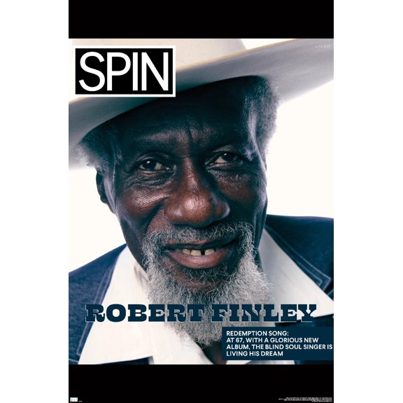 SPIN Magazine - Robert Finley 21 Wall Poster, 14.725" x 22.375"