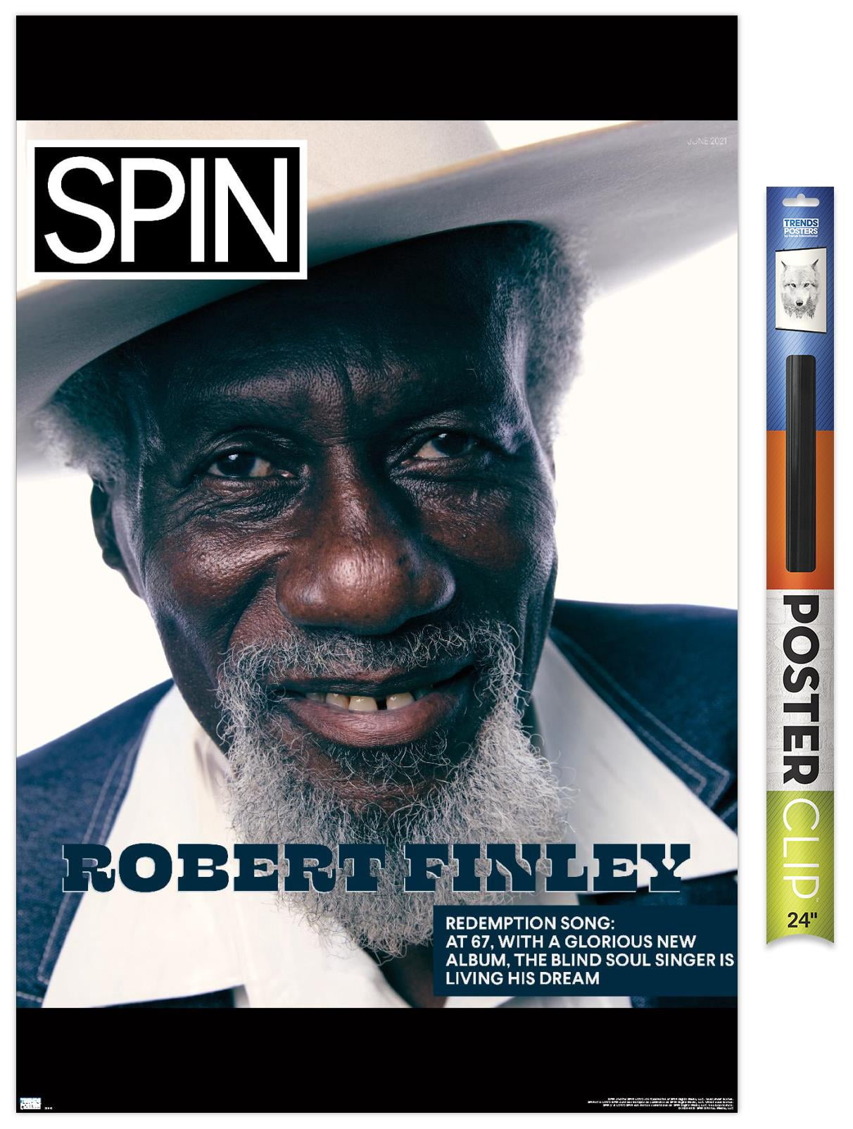 SPIN Magazine - Robert Finley 21 Wall Poster, 22.375" x 34"
