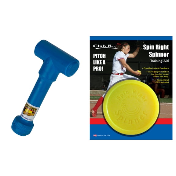 SPIN RIGHT SPINNER + WRIST SNAPPER Fastpitch Softball Pitching Training Aids