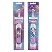 Spinbrush Kids Electric Toothbrush, Mermaid & Unicorn, 2-Pack, Battery-Powered, Soft Bristles