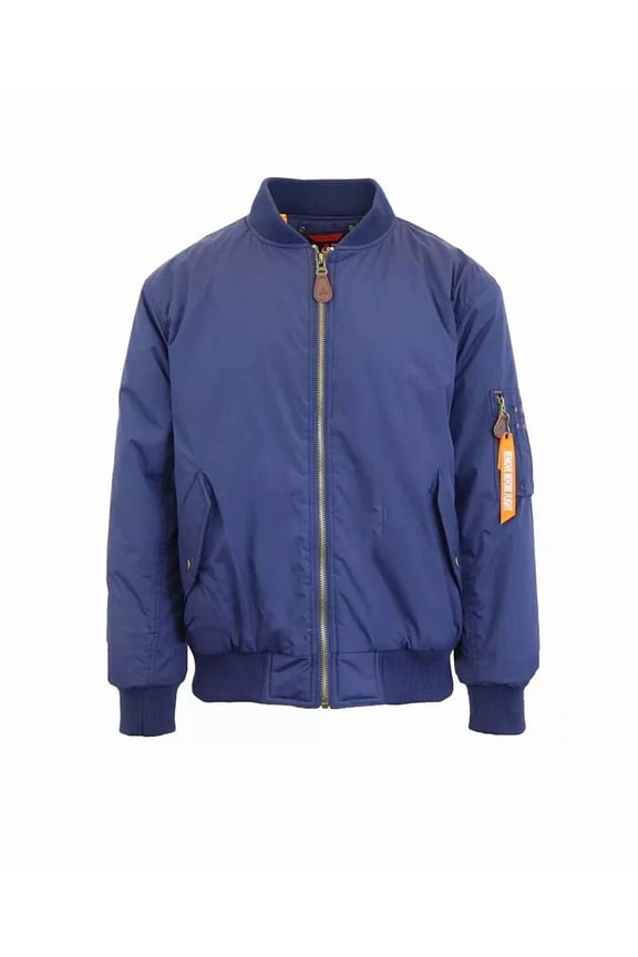 MEN'S AVIATOR JACKET - SIZE: MEN 4XL - NAVY