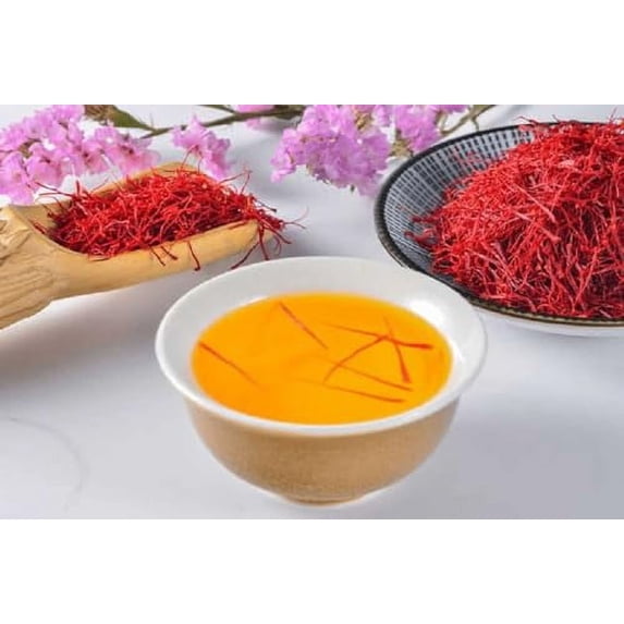 SPIRIT OF ART Saffron Herbal Heaven Finest Pure Premium All Red Saffron Threads 3 Grams Golden Saffron, Saffron For Tea, Paella, Rice, Desserts, Golden Milk and Risotto