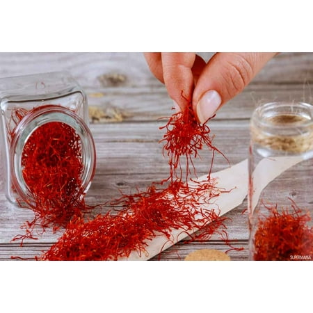 SPIRIT OF ART SAFFRON - All Red Genuine Spanish Saffron Threads In Nice Package - Premium Grade A+ Saffron (0.07 Ounces - 2 Gram)