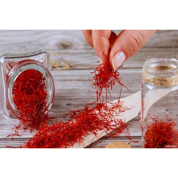 SPIRIT OF ART SAFFRON - All Red Genuine Spanish Saffron Threads In Nice Package - Premium Grade A+ Saffron (0.14 Ounces - 4 Gram)