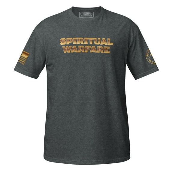 SPIRITUAL WARFARE Unisex T-Shirt (Dark Heather, S)