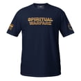 thumbnail image 1 of SPIRITUAL WARFARE Unisex T-Shirt (Navy, S), 1 of 2