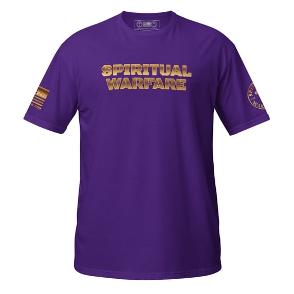 SPIRITUAL WARFARE Unisex T-Shirt (Purple, S)