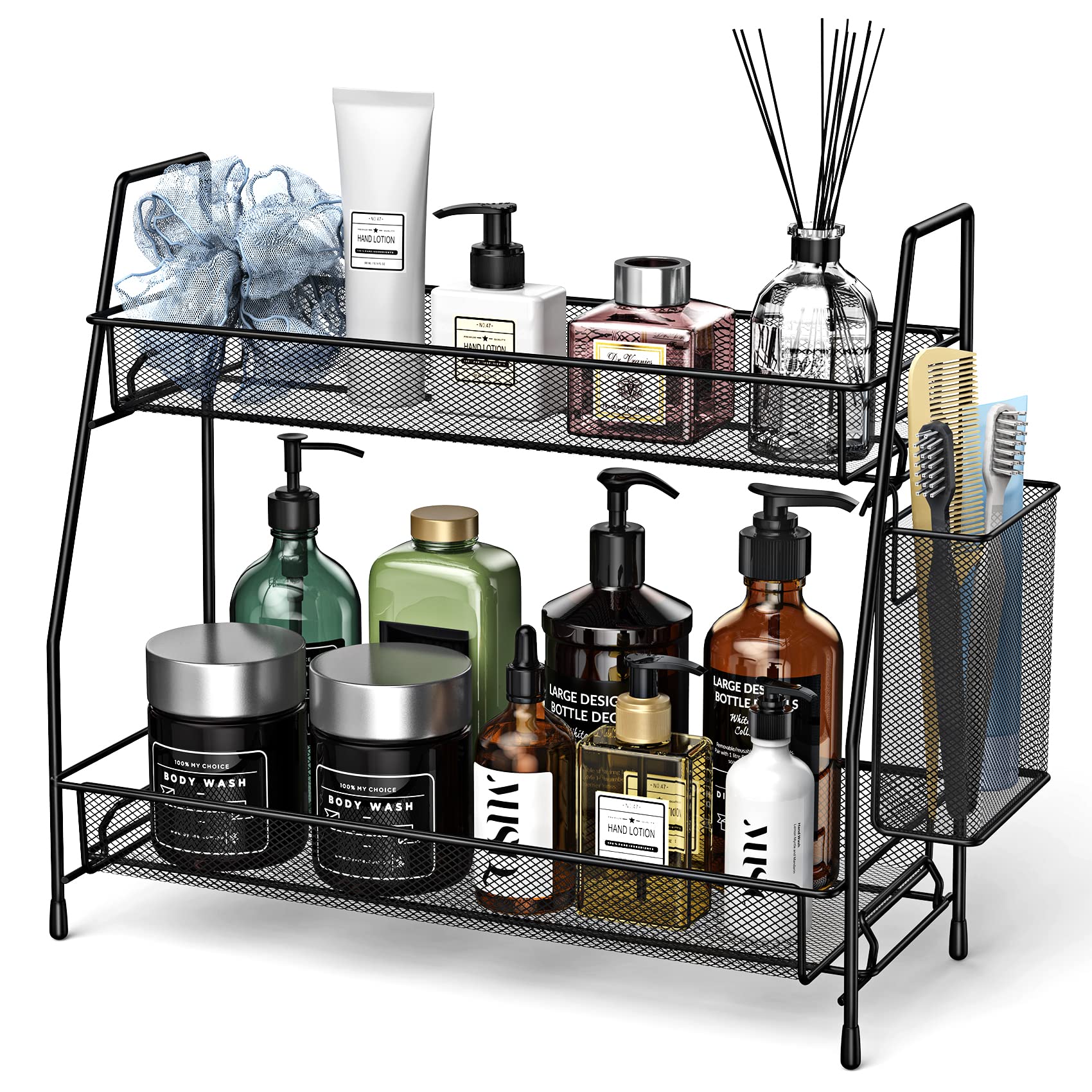 SPISPI Bathroom Organizer Countertop, Spice Rack Organizer for Cabinet ...