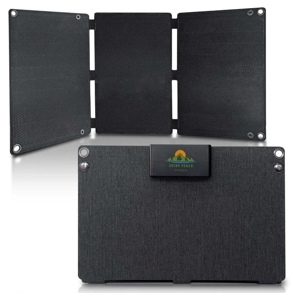Solar Power Lifestyle 25W Solar Panel for Camping, Hiking, Outdoor Adventures, & Emergency Prep