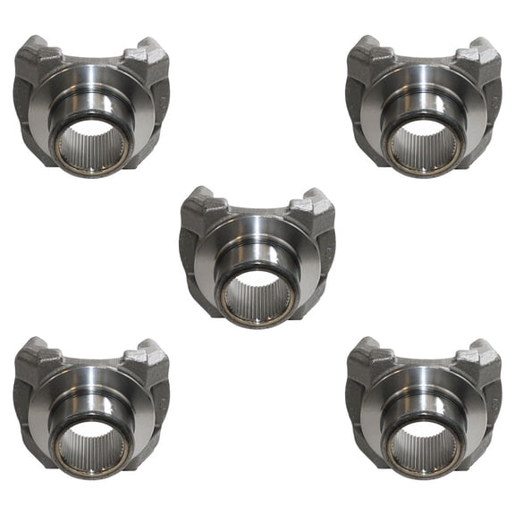 SPL250 Series Heavy Duty Differential End Yoke - Steel Pinion Yoke Replaces 250-4-351-1X, Mack 125MU53P16, Spicer 250-4-341-1, 25043511X, World American 25043411R, Navistar 3513-839-C (5 Pack)