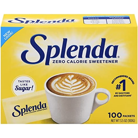 splenda no calorie sweetener value pack, 1000 individual packets, 2.2 lbs