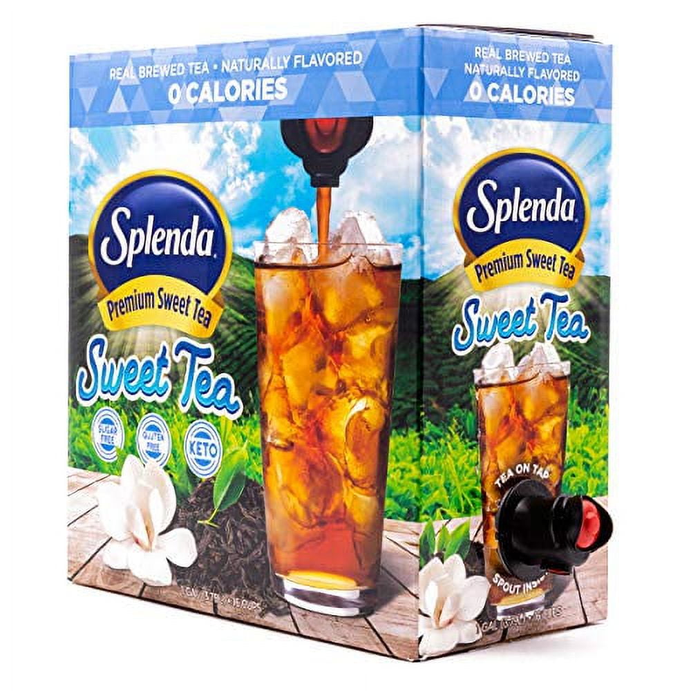 SPLENDA Premium Sweet Tea On Tap, 1 Gallon Bag In Box Ready to Drink