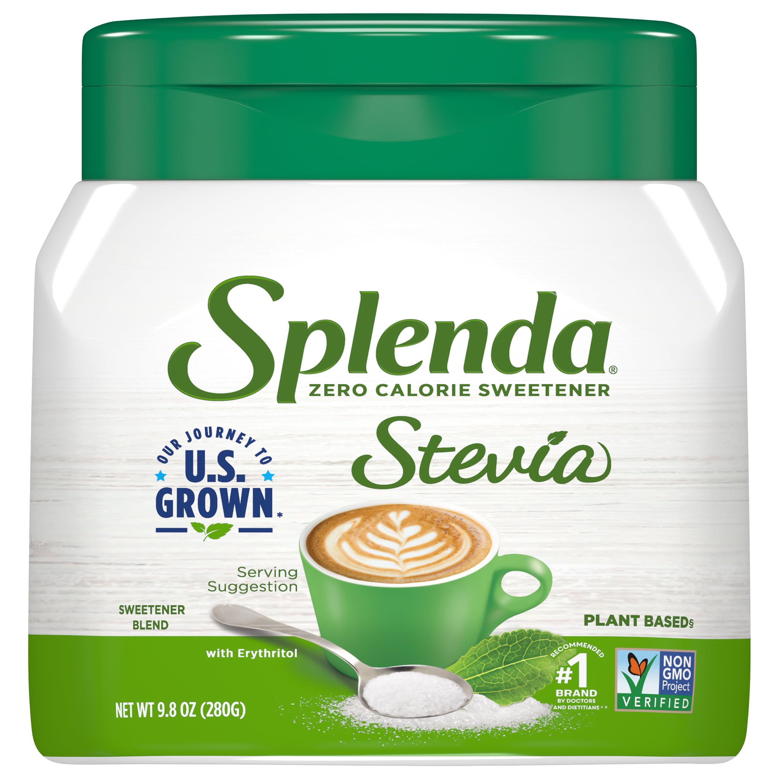 SPLENDA Stevia Zero Calorie Sweetener, Plant Based Sugar Substitute