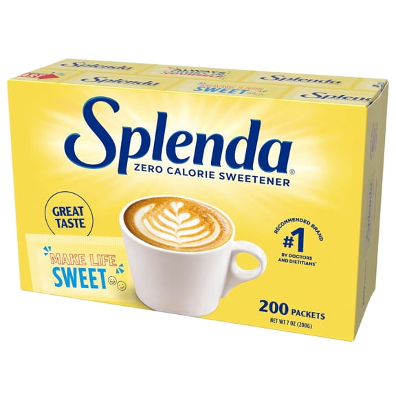 Splenda Zero Sweetener Packets 200 Count
