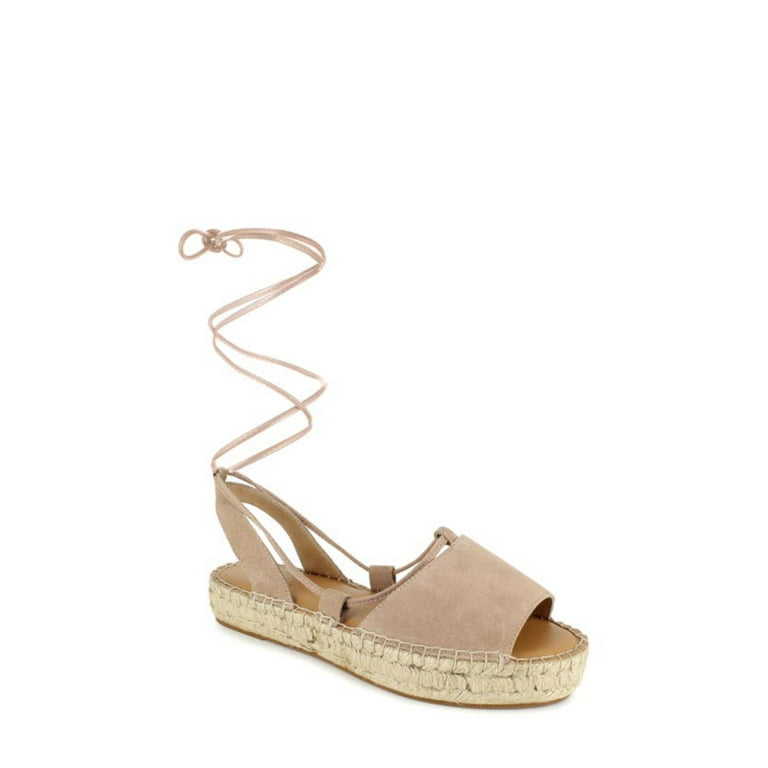 Splendid Women s Meredith Platform Espadrille Sandals Nude Size 6.5M