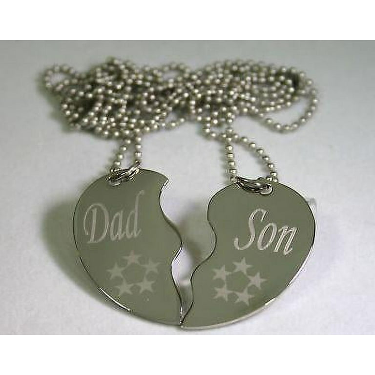 Necklace for dad from son on sale