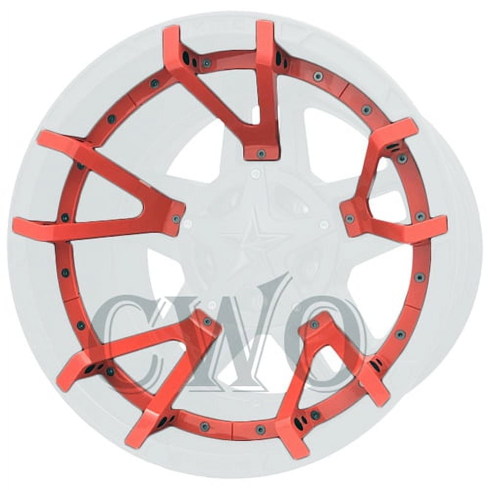 Red XD Series XD827 Rockstar 3 Split Spoke Insert For 17x8 Wheel