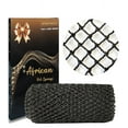 thumbnail image 1 of SPMKTBOZAI African Net Sponge Authentic, African Exfoliating Sponge Real African Net Black Owned, African Bath Sponge Back Scrubber, Body Exfoliator Shower Bath Accessories (Black), 1 of 7