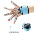 thumbnail image 1 of SPOCAX 40 Lb Finger Strengthener,Guitar Finger Exerciser,Hand Splints for Straightening Fingers,Finger Extensor Bands,Handgrip Strength Trainer,Blue, 1 of 6