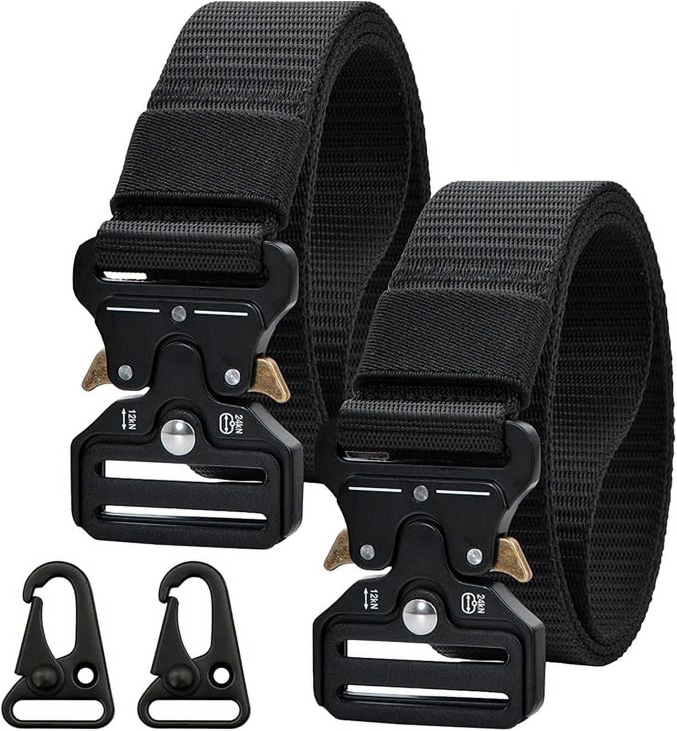 Truth Vegan Men's Belt - Classic Durable Non-Leather Belt For Jeans & Work, Available In Black & Brown (30"-42")