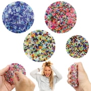 SPOKKI 4 Pcs Picky Pad, Fidget Toys for Adulet & Kids, Trichotillomania Fidget Toys for Skin Pickers(3Pcs 8 cm+ 1Pcs 6 cm)